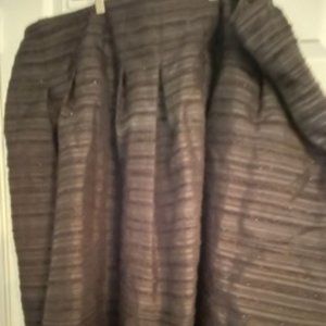 Talbots	black	24w stunning beaded skirt  NWT